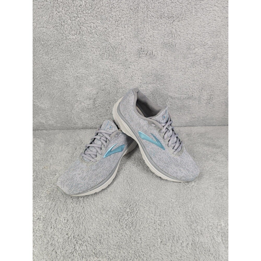 Brooks Shoes Womens Size 8.5 Gray Mesh Low Top Running Sneakers 1202931B998